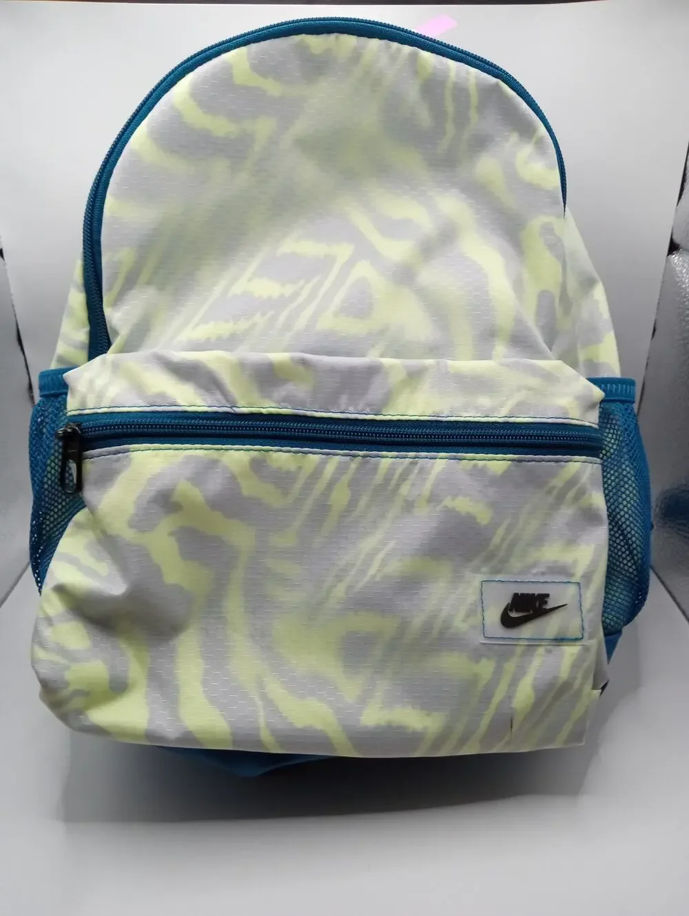 NIKE Small Bookbag Book Bag Teal with Graphic Design  1033